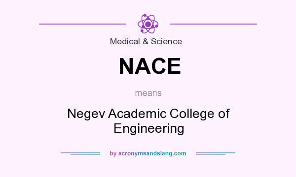 What does NACE mean? It stands for Negev Academic College of Engineering