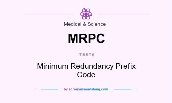 What does MRPC mean? It stands for Minimum Redundancy Prefix Code