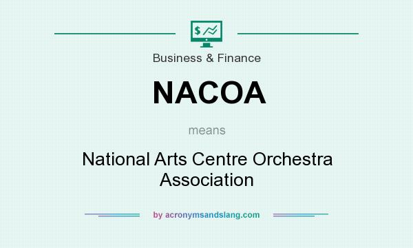 What does NACOA mean? It stands for National Arts Centre Orchestra Association