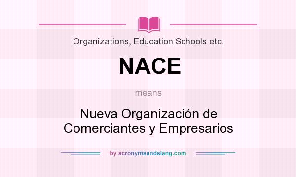 What does NACE mean? It stands for Nueva Organización de Comerciantes y Empresarios