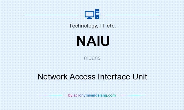 What does NAIU mean? It stands for Network Access Interface Unit