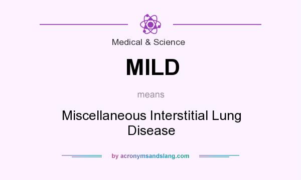 What does MILD mean? It stands for Miscellaneous Interstitial Lung Disease