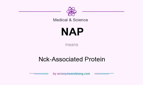 What does NAP mean? It stands for Nck-Associated Protein
