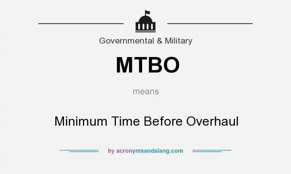 What does MTBO mean? It stands for Minimum Time Before Overhaul