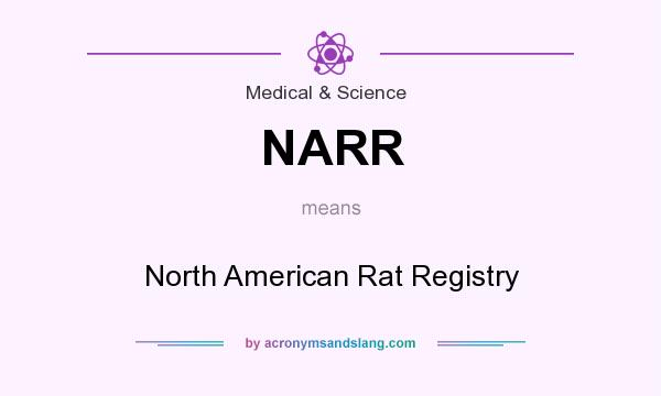 What does NARR mean? It stands for North American Rat Registry