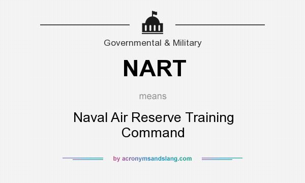 What does NART mean? It stands for Naval Air Reserve Training Command