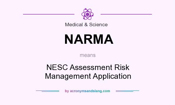 What does NARMA mean? It stands for NESC Assessment Risk Management Application