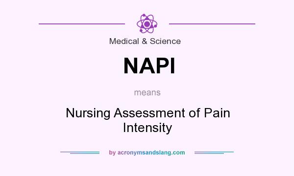 What does NAPI mean? It stands for Nursing Assessment of Pain Intensity