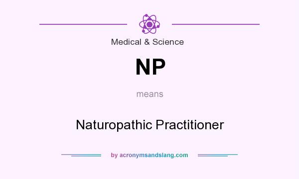 What does NP mean? It stands for Naturopathic Practitioner