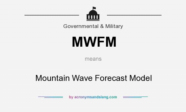 What does MWFM mean? It stands for Mountain Wave Forecast Model
