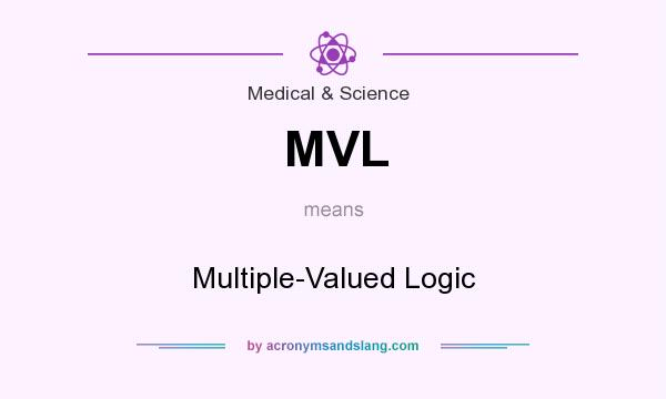What does MVL mean? It stands for Multiple-Valued Logic
