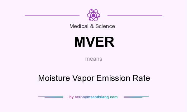 What does MVER mean? It stands for Moisture Vapor Emission Rate