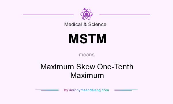 What does MSTM mean? It stands for Maximum Skew One-Tenth Maximum