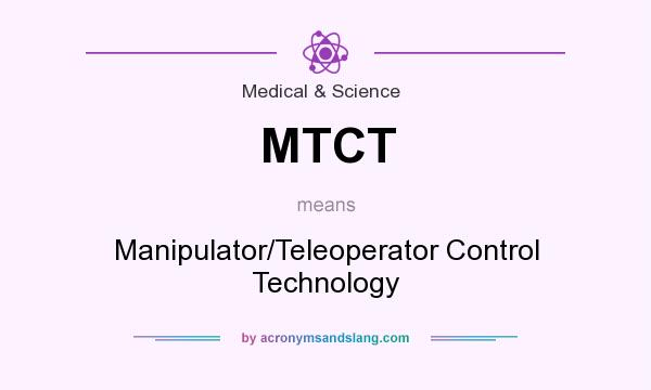What does MTCT mean? It stands for Manipulator/Teleoperator Control Technology