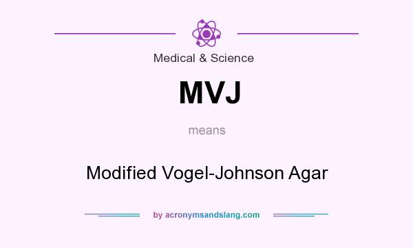 What does MVJ mean? It stands for Modified Vogel-Johnson Agar