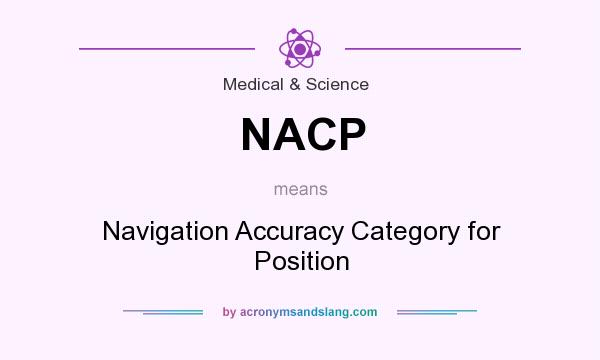 What does NACP mean? It stands for Navigation Accuracy Category for Position
