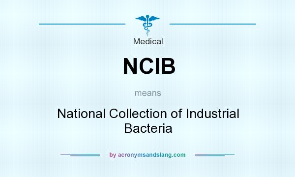 What does NCIB mean? It stands for National Collection of Industrial Bacteria