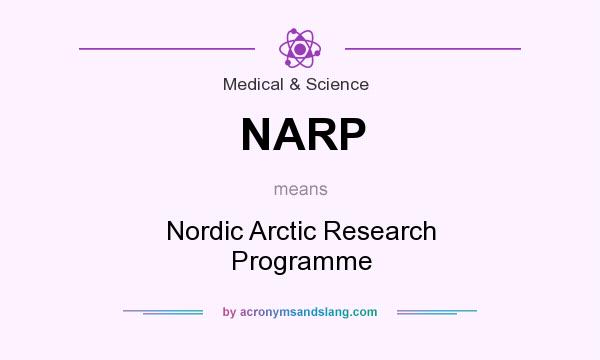 What does NARP mean? It stands for Nordic Arctic Research Programme