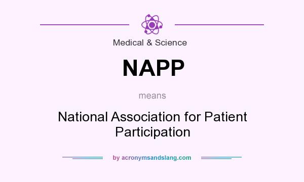 What does NAPP mean? It stands for National Association for Patient Participation
