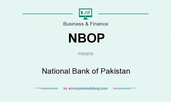 What does NBOP mean? It stands for National Bank of Pakistan