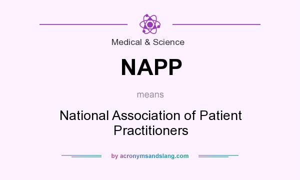What does NAPP mean? It stands for National Association of Patient Practitioners
