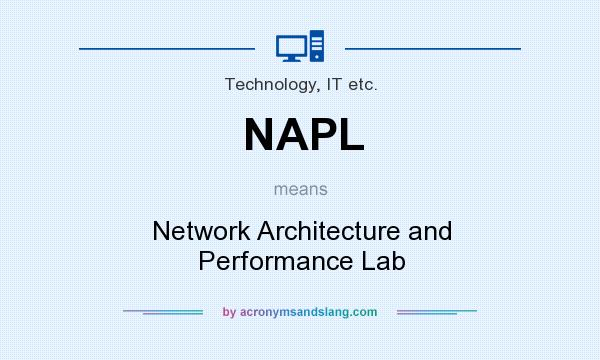 What does NAPL mean? It stands for Network Architecture and Performance Lab