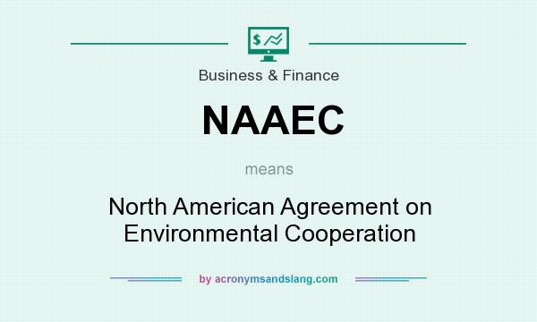 What does NAAEC mean? It stands for North American Agreement on Environmental Cooperation