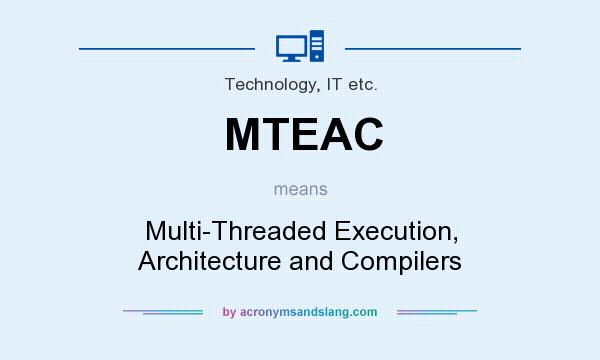 What does MTEAC mean? It stands for Multi-Threaded Execution, Architecture and Compilers