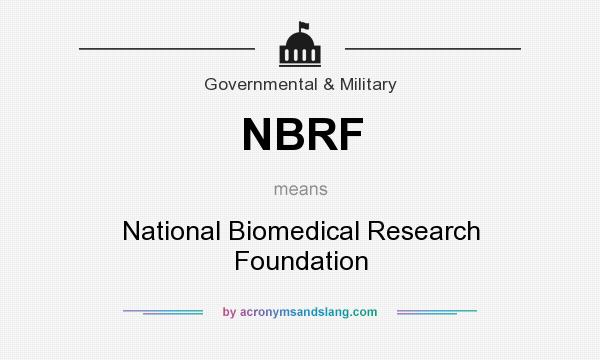 What does NBRF mean? It stands for National Biomedical Research Foundation