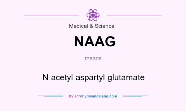 What does NAAG mean? It stands for N-acetyl-aspartyl-glutamate