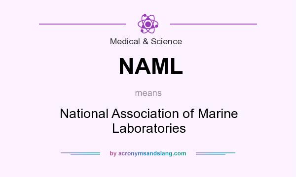 What does NAML mean? It stands for National Association of Marine Laboratories