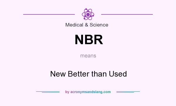 What does NBR mean? It stands for New Better than Used