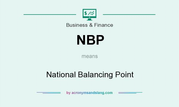 What does NBP mean? It stands for National Balancing Point
