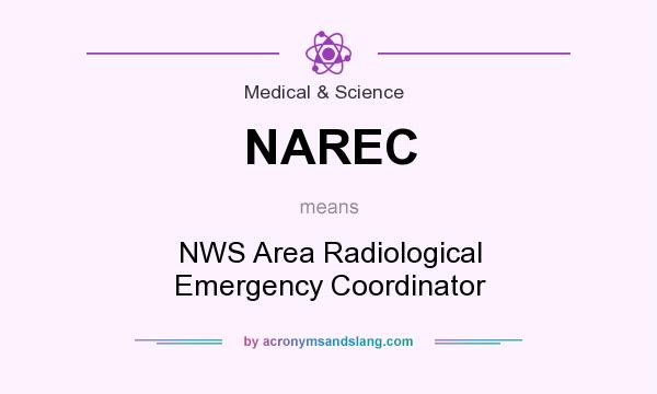 What does NAREC mean? It stands for NWS Area Radiological Emergency Coordinator