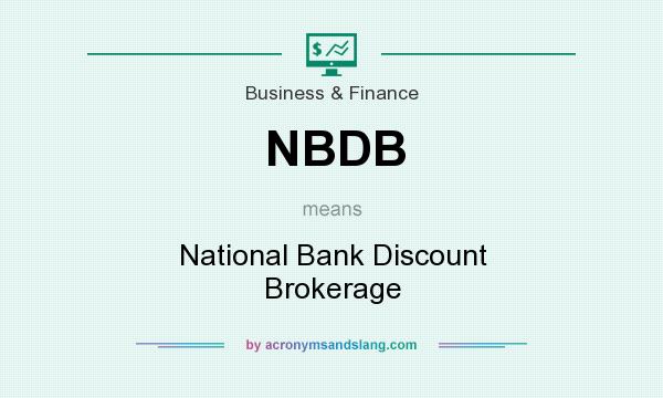 What does NBDB mean? It stands for National Bank Discount Brokerage