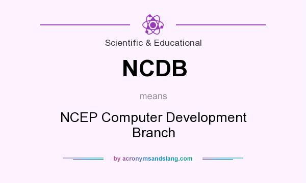 What does NCDB mean? It stands for NCEP Computer Development Branch