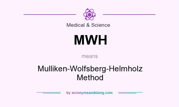 What does MWH mean? It stands for Mulliken-Wolfsberg-Helmholz Method