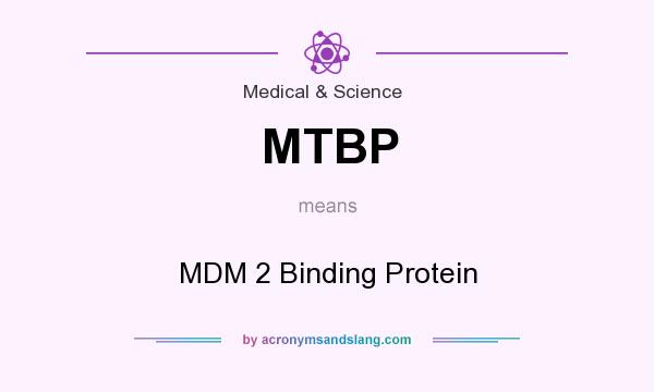 What does MTBP mean? It stands for MDM 2 Binding Protein