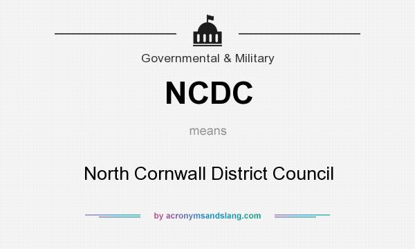 What does NCDC mean? It stands for North Cornwall District Council