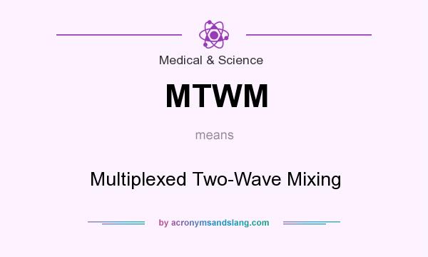 What does MTWM mean? It stands for Multiplexed Two-Wave Mixing