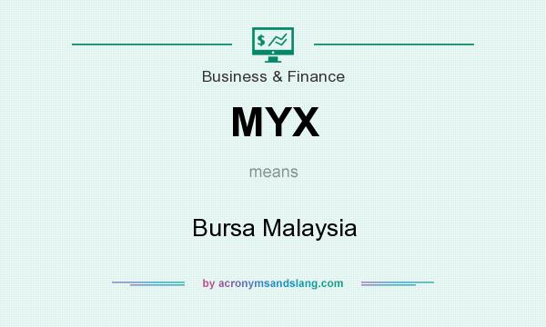 What does MYX mean? It stands for Bursa Malaysia