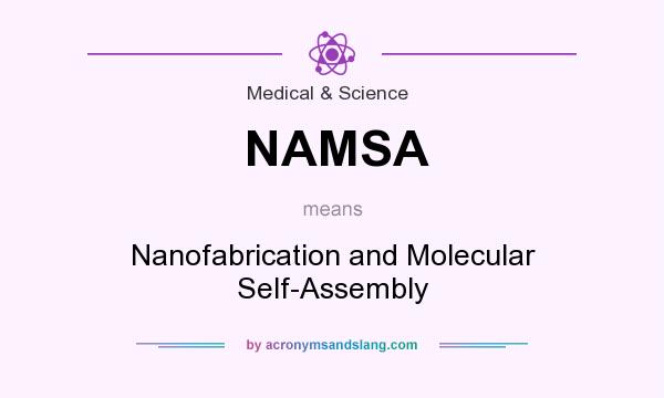 What does NAMSA mean? It stands for Nanofabrication and Molecular Self-Assembly