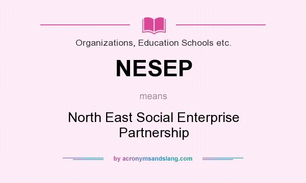 What does NESEP mean? It stands for North East Social Enterprise Partnership