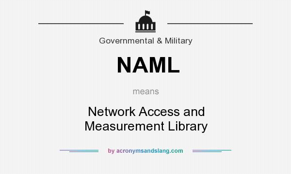 What does NAML mean? It stands for Network Access and Measurement Library