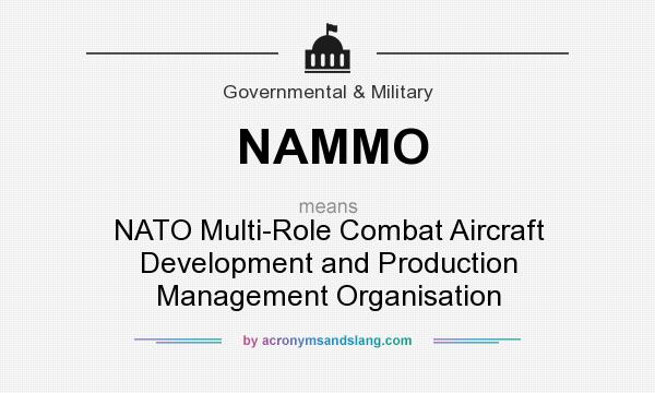 What does NAMMO mean? It stands for NATO Multi-Role Combat Aircraft Development and Production Management Organisation