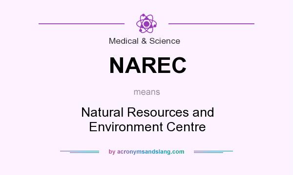 What does NAREC mean? It stands for Natural Resources and Environment Centre