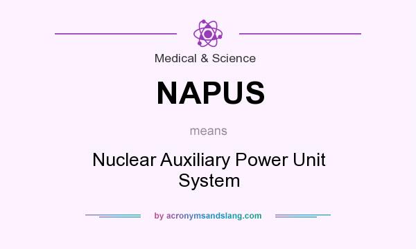 What does NAPUS mean? It stands for Nuclear Auxiliary Power Unit System