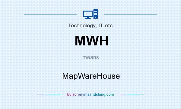 What does MWH mean? It stands for MapWareHouse