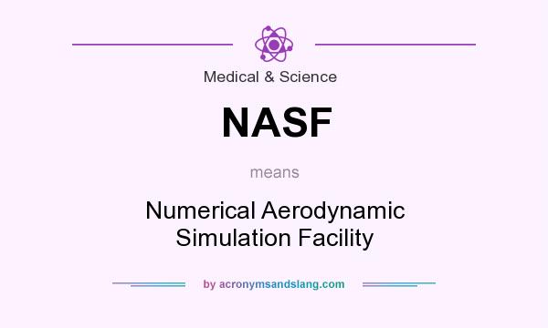 What does NASF mean? It stands for Numerical Aerodynamic Simulation Facility