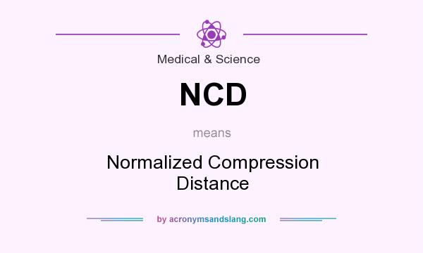 What does NCD mean? It stands for Normalized Compression Distance